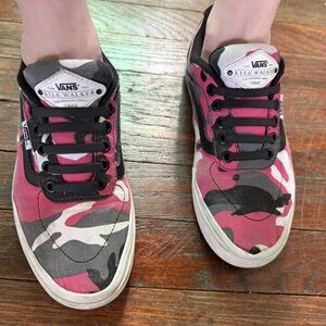 Vans Kyle Walker Pink and Black Sneakers